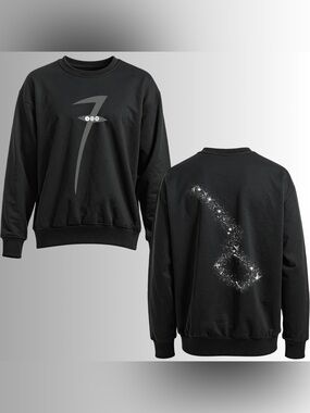 BTS arirang merch concert black Graphic sweatshirt glow-in-the-dark custom made)